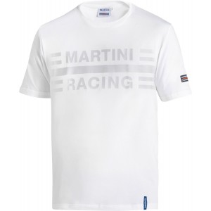 Футболка Sparco Big Logo Martini Racing, білий