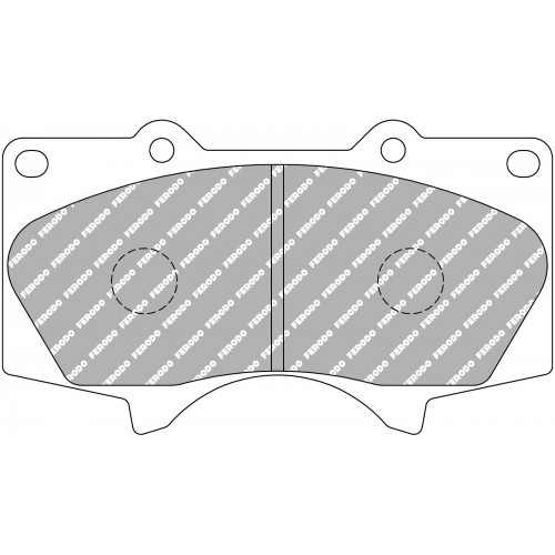 Тормозные колодки Ferodo DS 2500, передняя ось FCP1698H