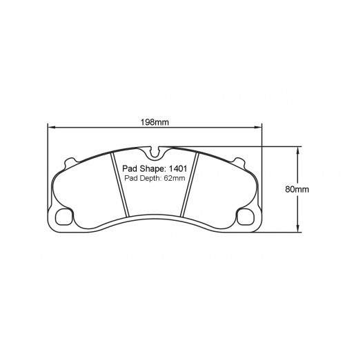 Тормозные колодки Paragon PBP1401 Тормозные колодки Paragon PBP1401