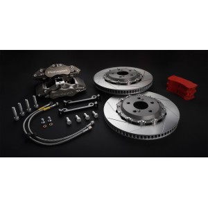 Гальмівний комплект Paragon Track Performance Big Brake Kit (PA035 6-поршневий) для BMW M2 (F87) / M3 (F80) / M4 (F82/F83) Передній, ротор 370x36 мм 72 vane, колодки P3 Road & Track