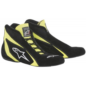 Ботинки для автоспорта Alpinestars SP, чёрный/жёлтый