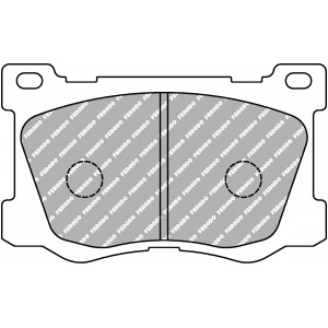 Тормозные колодки Ferodo DS 2500, передняя ось FCP4671H