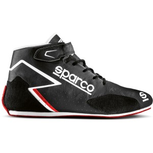 Ботинки для автоспорта Sparco Prime R, чёрный/красный