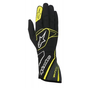Перчатки Alpinestars Tech 1Z, чёрный/жёлтый
