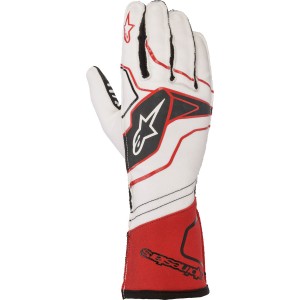 Перчатки для картинга Alpinestars Tech 1KX v2, белый/красный