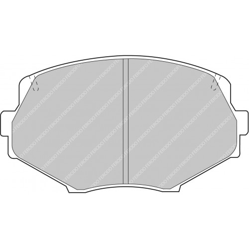 Тормозные колодки Ferodo DS Performance, передняя ось FDS1011