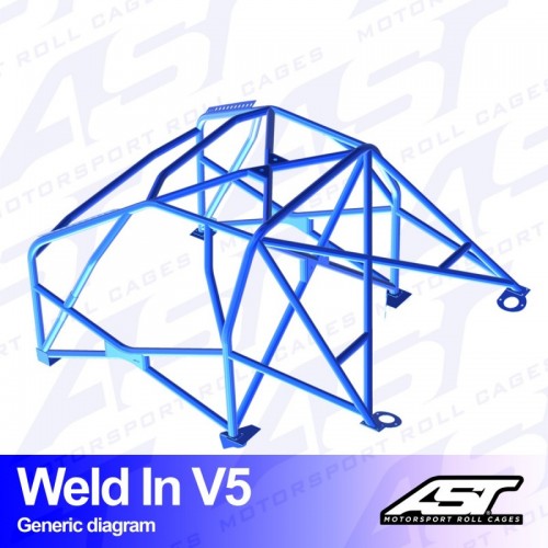 Каркас безопасности FORD Sierra (Mk1/Mk2/Mk3) 5-doors Sedan RWD WELD IN V5