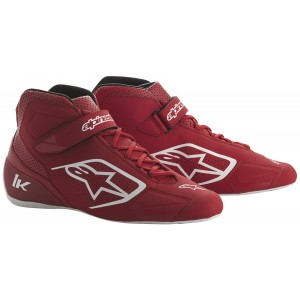 Ботинки для картинга Alpinestars Tech 1K, красный/белый