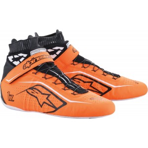 Ботинки для автоспорта Alpinestars TECH 1Z v2, оранжевый/чёрный