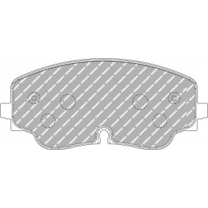 Тормозные колодки Ferodo DS 2500, передняя ось FCP5358H