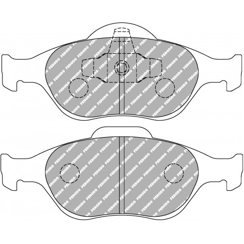 Тормозные колодки Ferodo DS 2500, передняя ось FCP1394H