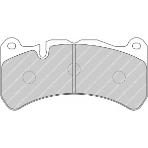 Тормозные колодки Ferodo DS 3.12, передняя ось FRP3100G