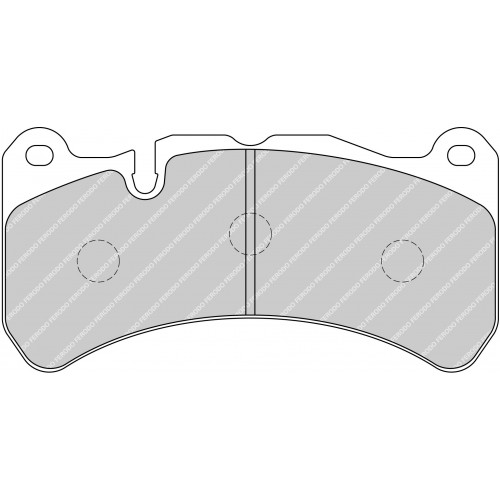 Тормозные колодки Ferodo DS 3.12, передняя ось FRP3100G