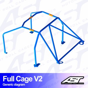 Каркас безопасности MAZDA RX-7 (FD) 3-doors Coupe FULL CAGE V2