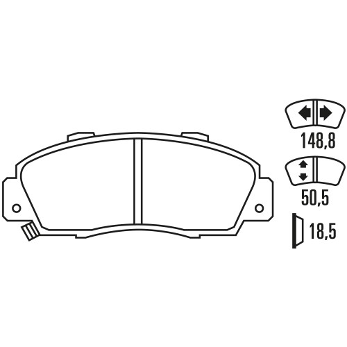 Тормозные колодки Ferodo DS 3000 Endurance FCP905E