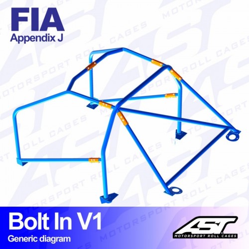 Каркас безопасности SEAT Ibiza (6K2) 3-doors Hatchback BOLT IN V1