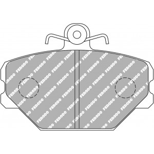 Тормозные колодки Ferodo DS 3000, передняя ось FCP524R