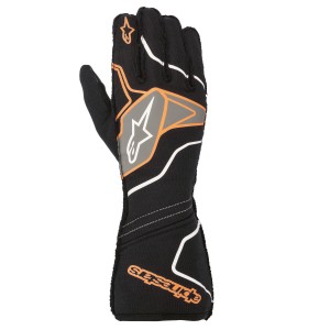 Перчатки Alpinestars Tech 1ZX v2, чёрный/антрацит/оранжевый