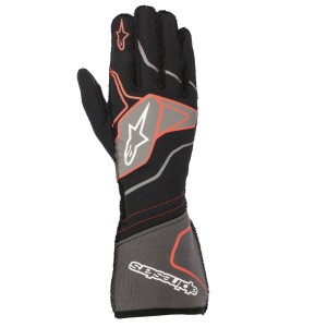 Перчатки Alpinestars Tech 1ZX v2, чёрный/антрацит/красный
