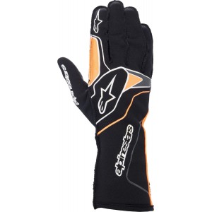 Перчатки для картинга Alpinestars Tech 1KX v3, чёрный/оранжевый
