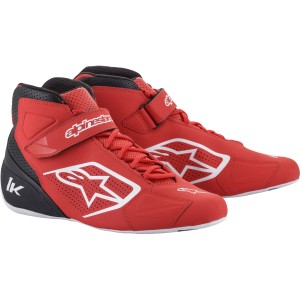 Ботинки для картинга Alpinestars Tech 1K, красный/чёрный