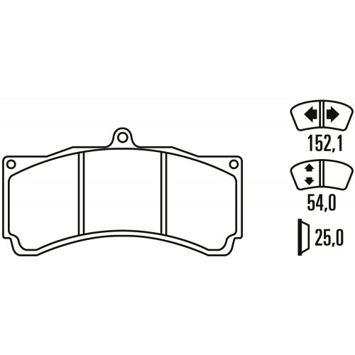 Тормозные колодки Ferodo DSUNO, передняя ось FRP3014ZB