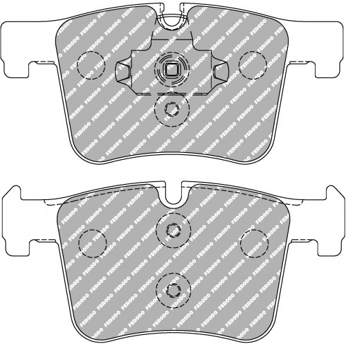 Тормозные колодки Ferodo DS 2500, передняя ось FCP4394H