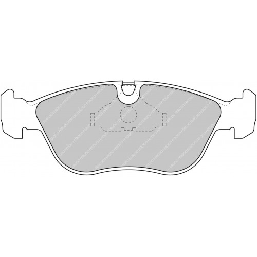 Гальмівні колодки Ferodo DS Performance, передня вісь FDS1285