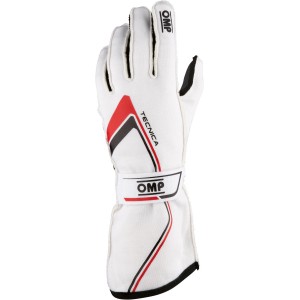 Перчатки OMP Tecnica, белый/красный
