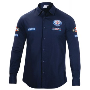 Рубашка Sparco с длинным рукавом, Martini Racing, тёмно-синий