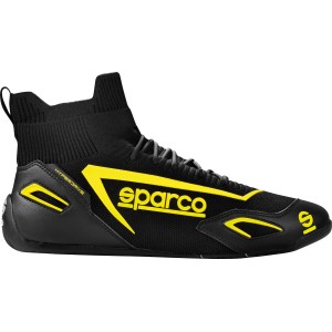 Ботинки для симрейсинга Sparco Hyperdrive, чёрный/жёлтый