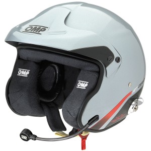 Шлем открытый OMP Carbon 8860 T, серебристый