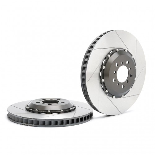 Пара передніх двоскладових гальмівних дисків Paragon 400 мм × 36 мм (15,75″ × 1,42″) для BMW M2 (F87) / M3 (F80) / M4 (F82/F83)