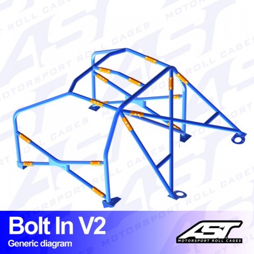 Каркас безопасности SEAT Leon (1M) 5-doors Hatchback BOLT IN V2