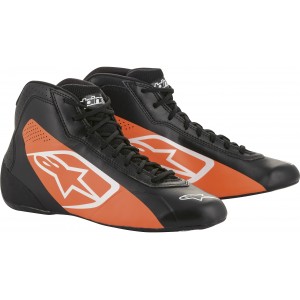 Ботинки для картинга Alpinestars Tech 1K Start, чёрный/оранжевый