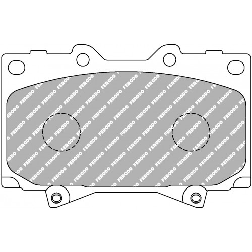 Тормозные колодки Ferodo DS 2500, передняя ось FCP1456H