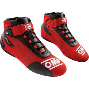 Ботинки для картинга OMP KS-3, красный/чёрный