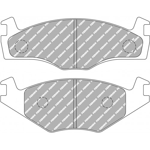 Тормозные колодки Ferodo DS Performance, передняя ось FDS392