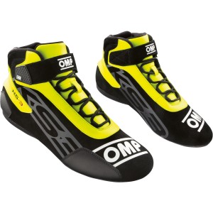 Ботинки для картинга OMP KS-3, чёрный/жёлтый