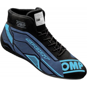 Ботинки для автоспорта OMP Sport, чёрный/синий