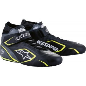 Черевики для автоспорту Alpinestars TECH 1T V3, чорний/сірий/жовтий