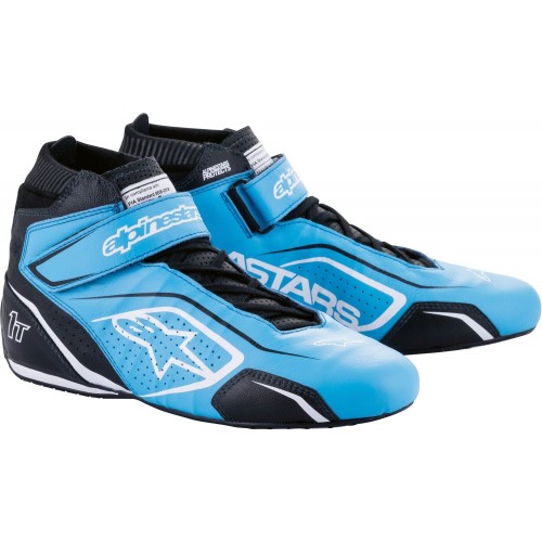 Черевики для автоспорту Alpinestars TECH 1T V3, світло-блакитний/сірий