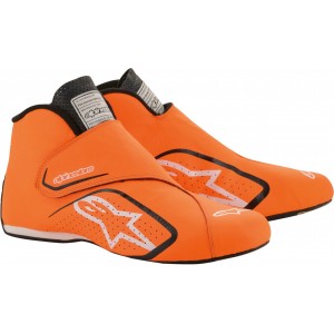 Ботинки для автоспорта Alpinestars Supermono, оранжевый/чёрный