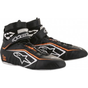 Ботинки для автоспорта Alpinestars TECH 1Z v2, чёрный/оранжевый