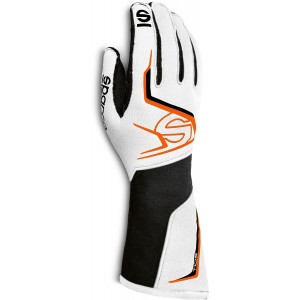 Перчатки для картинга Sparco Tide K, белый/оранжевый