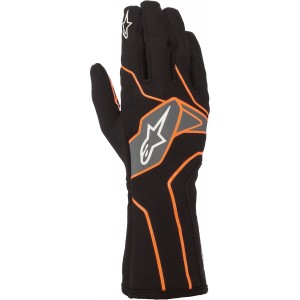 Перчатки для картинга Alpinestars Tech 1K v2, чёрный/оранжевый