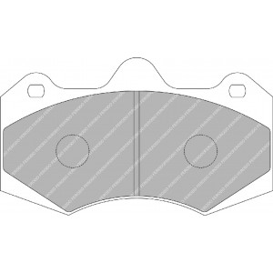 Тормозные колодки Ferodo DS 3.12, передняя ось FRP3084G