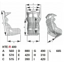Спортивное сиденье (ковш) OMP HTE-R 400