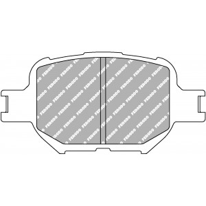 Тормозные колодки Ferodo DS 3000, передняя ось FCP1528R