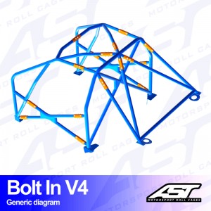 Каркас безпеки BMW (E91) 3-Series 5-doors Touring RWD BOLT IN V4